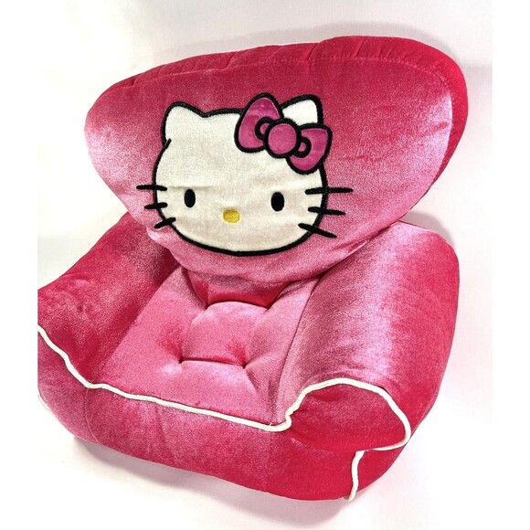 Build a Bear Hello Kitty Chair Plush Pink Couch Sanrio Pillow Doll Furniture Toy - Picture 3 of 11